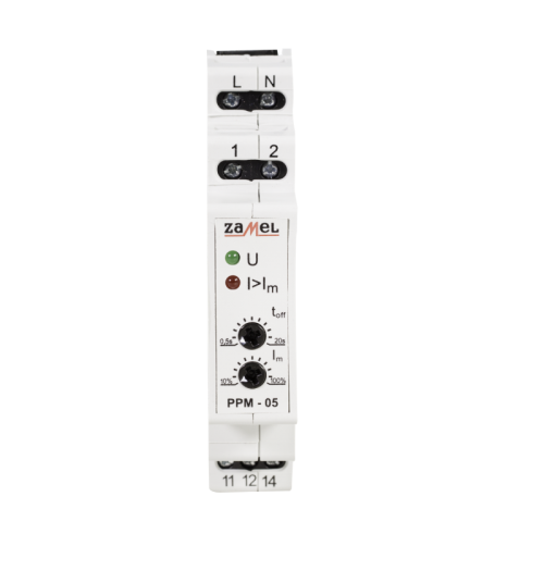 Prioriteto relė Zamel PPM-05/16 1F 1.6-16A (histerezė - 0.8A)