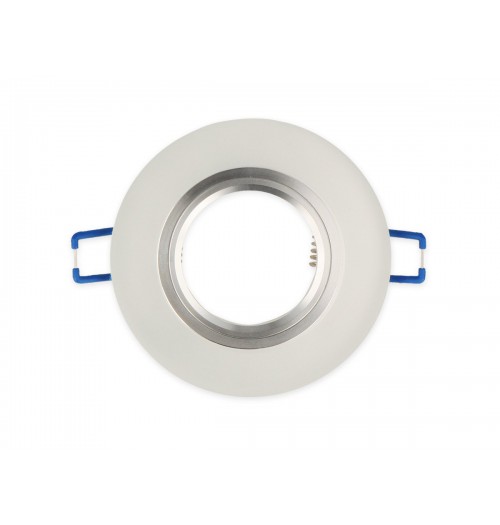 Įleidžiamas šviestuvas 1xGU10 LEDLINE GLIKKA 241413 šlifuotas baltas stiklas