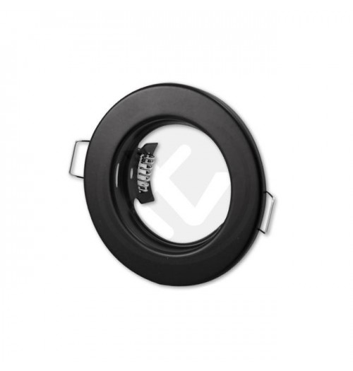 Įleidžiamas šviestuvas 1xGU10 matinės juodos sp.