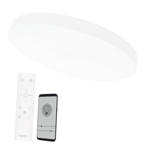 Šviestuvas TOPE BOSTON LED 2x36W 3000-6500K 0-5681lm, baltas