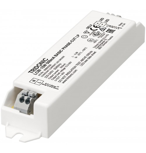 Pastovios srovės maitinimo šaltinis Tridonic 89800257 OUT: 10-21.5V DC; 700mA; 15W apkrovos galia