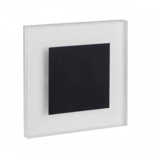 Laiptų šviestuvas APUS LED B-WW, 12V 0.8W 3000K, juodos spalvos apdaila