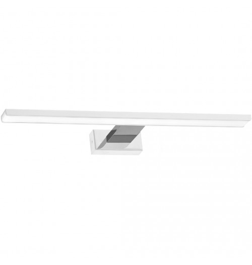 LED veidrodžio šviestuvas Milagro SHINE 1, 600 mm, 13.8W 4000K 966lm IP44, balta/chromo sp.