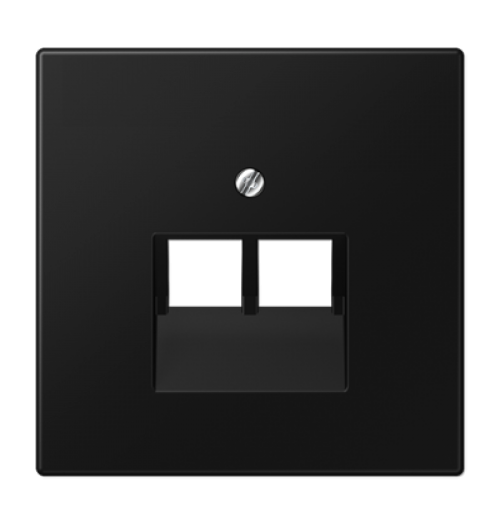 2 v. kompiuterio lizdo apdaila Jung LS990 matinės juodos sp. LS969-2UASWM