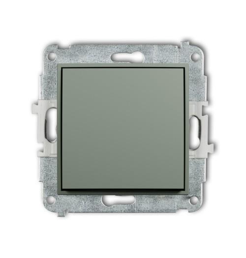 1 kl. kryžminis perjungiklis Karlik MINI, matinės žalios sp.