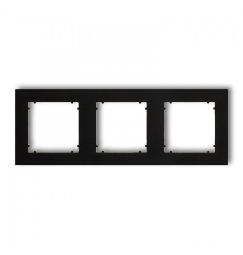 Rėmelis 3 v. Karlik MINI, matinės juodos sp.