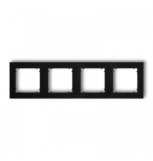 Rėmelis 4 v. Karlik MINI, matinės juodos sp.