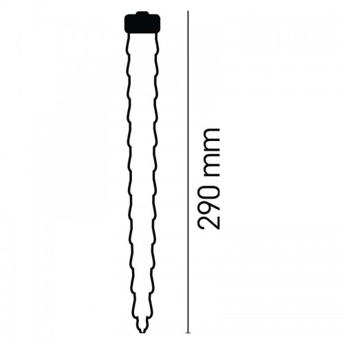 EMOS girlianda - 10 vnt. 29 cm ilgio varveklių, 140LED, 3.6m, IP44, šaltai balta DCPC01 / ZY2004