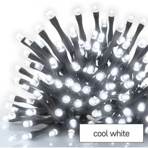 EMOS CONNECT girlianda - varvekliai 100LED 2.5m IP44 šaltai balta D1CC01 / ZY1932