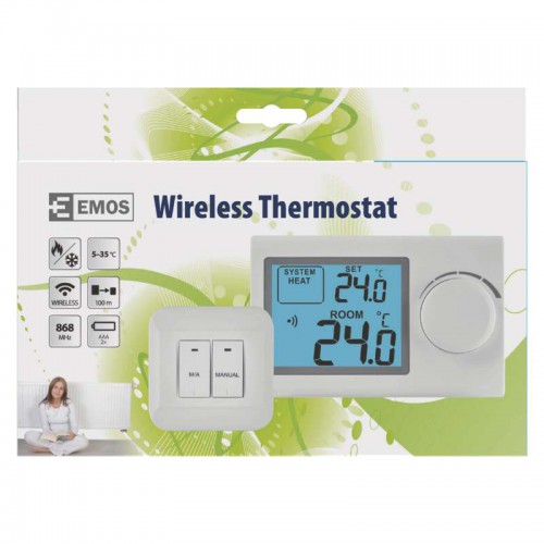 Neprogramuojamas belaidis termostatas Emos P5614