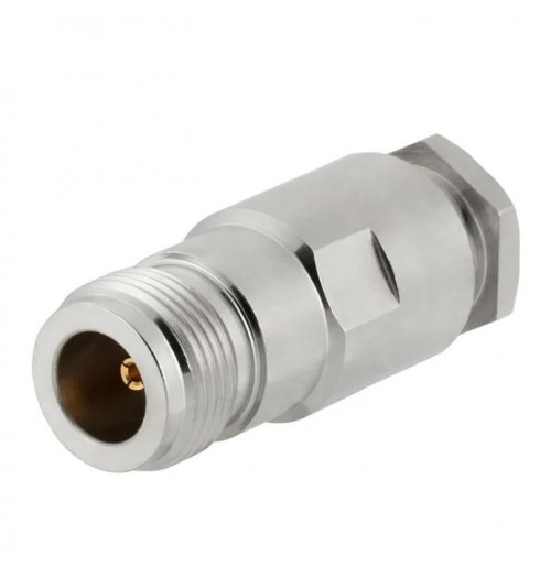 N tipo suspaudžiamas lizdas RG213 kabeliui