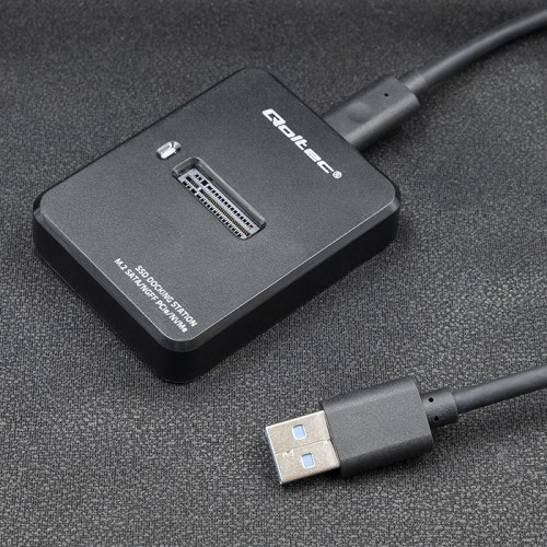 SSD prijungimo stotelė (USB C > USB A 3.1, NGFF/NVMe)