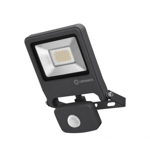 Prožektorius OSRAM ENDURA LED 20W 3000K 1700lm su jud. davikliu pilkas