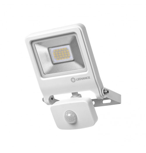 Prožektorius OSRAM ENDURA LED 20W 3000K 1700lm su jud. davikliu baltas