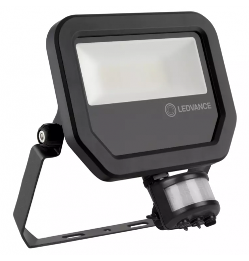 Prožektorius OSRAM PERFORMANCE LED 20W 3000K 2200lm su jud. davikliu juodas