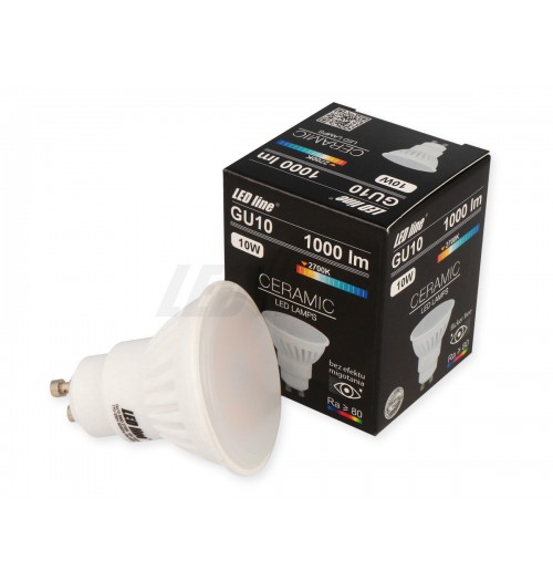 Lemputė LEDLINE GU10 10W 2700K 1000lm