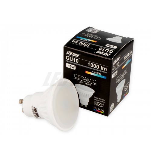 Lemputė LEDLINE GU10 10W 6500K 1000lm