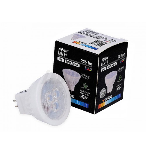 Lemputė LEDLINE MR11 3W 4000K