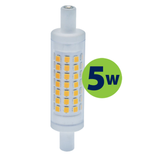 Lemputė LEDURO LED R7s J78 5W 3000K