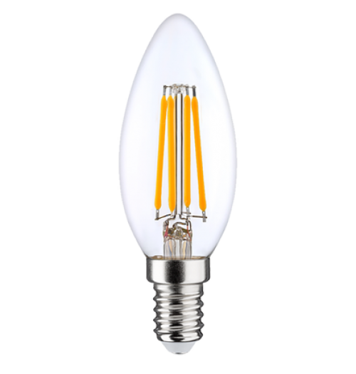 Lemputė LEDURO LED FILAMENT dimeriuojama E14 C35 6W 3000K 600lm