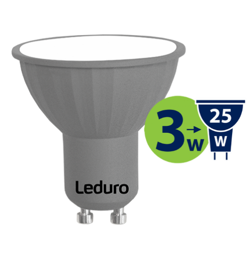 Lemputė LEDURO LED GU10 PAR16 3W 3000K 250lm