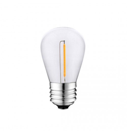 Lemputė girliandoms E27 LED, ST45, 1W, 2700K (šilta balta), stiklinė