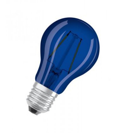 Lemputė OSRAM LED STAR DECO E27 A60 2.5W mėlyna