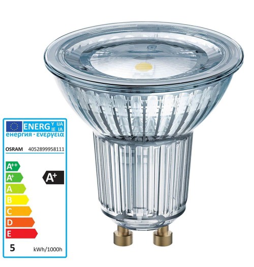 Lemputė OSRAM PARATHOM LED GU10 4.3W 2700K 