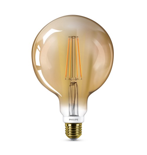 Lemputė PHILIPS LED E27 G120 7W 2200K dimeriuojama