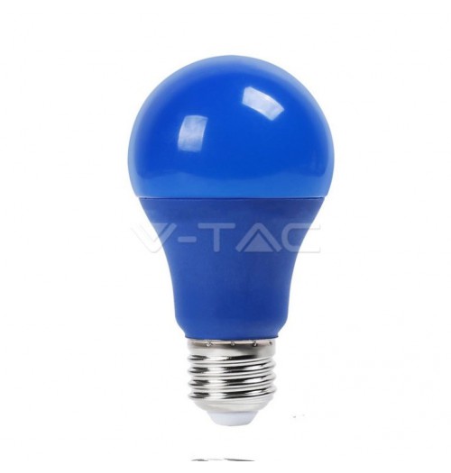 Lemputė V-TAC LED E27 A60 9W mėlyna