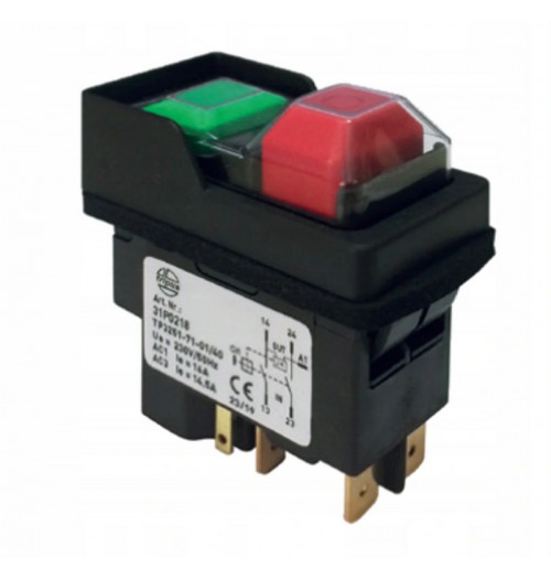 Variklio paleidimo jungiklis Tripus 31P0218 (KJD17) 230V AC 16A 2NO (su papildomu kontaktu - 5PIN)