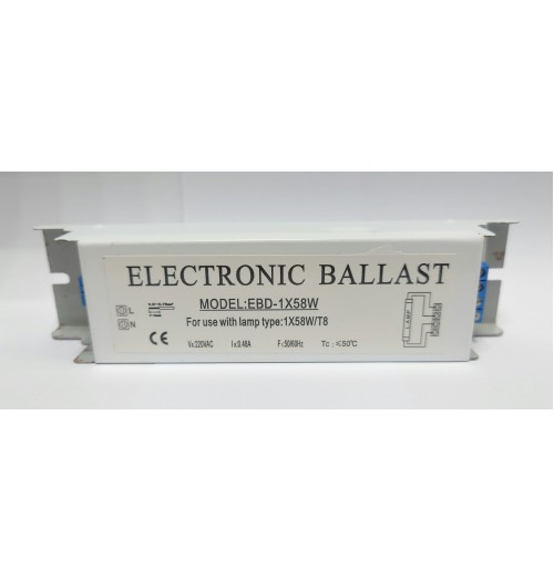 Elektroninis lempų paleidiklis (balastas) 1x58W