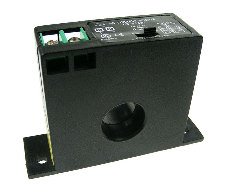 Srovės keitiklis 10/20/50A su analoginiu 4-20mA išėjimu CS-SD420L